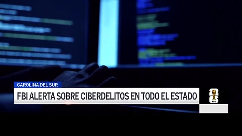 FBI alerta sobre ciberdelitos en todo el estado de Carolina del Sur.