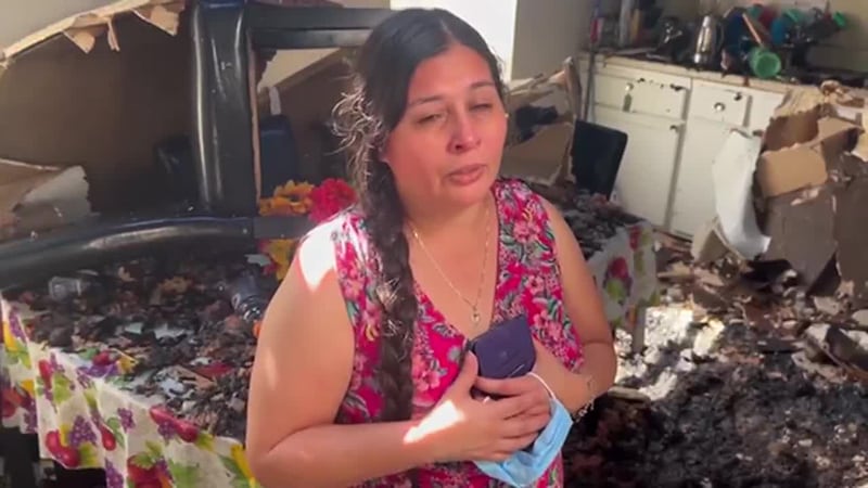 Influencer hispana bailaba en un video cuando justo cayó un rayo en su apartamento. Ahora ni...