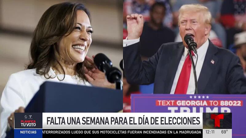 Falta una semana para las elecciones presidenciales del 5 de noviembre. Dos planes, dos...
